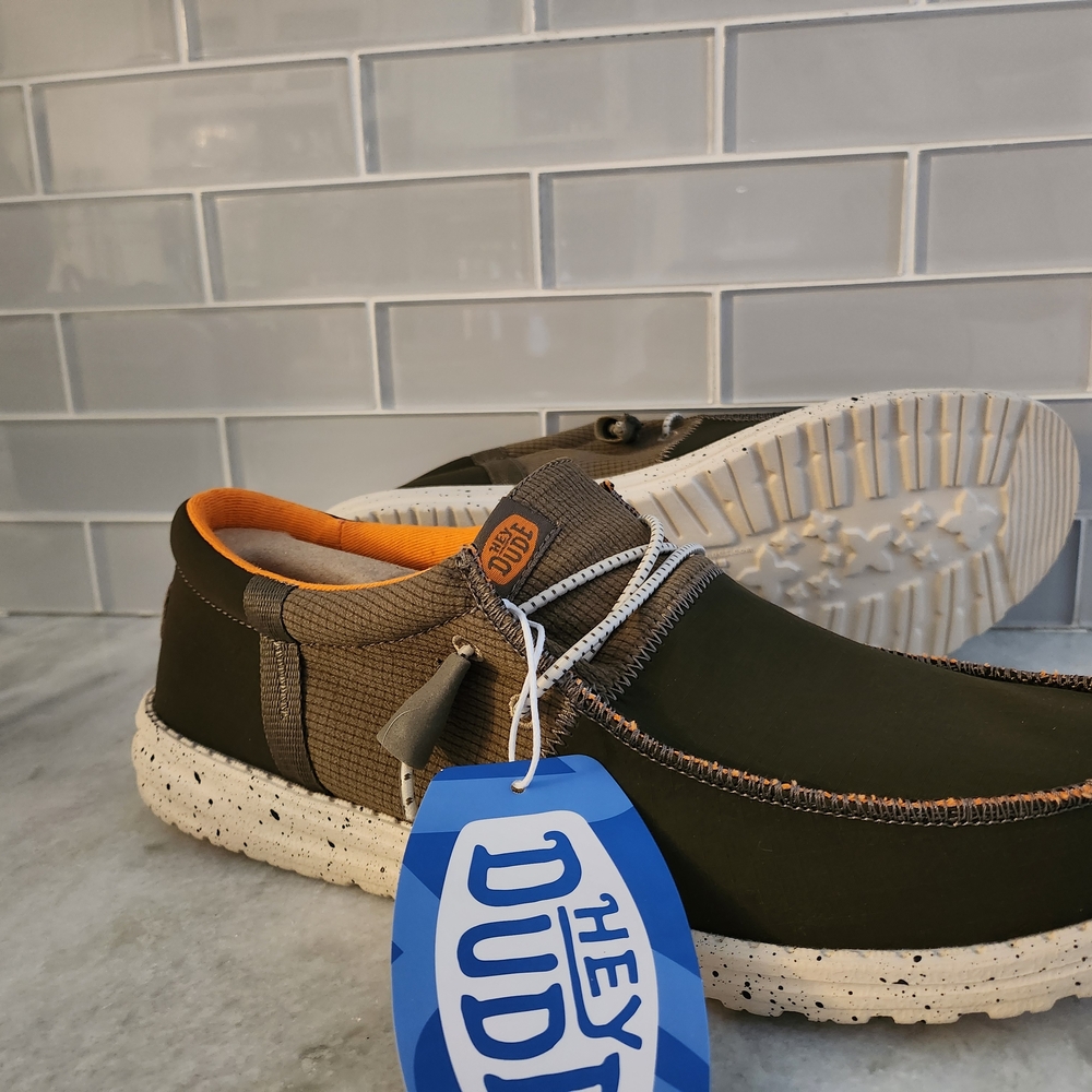 Hey Dude Trailhead Men's Casual Shoes - Brown, Olive and Orange